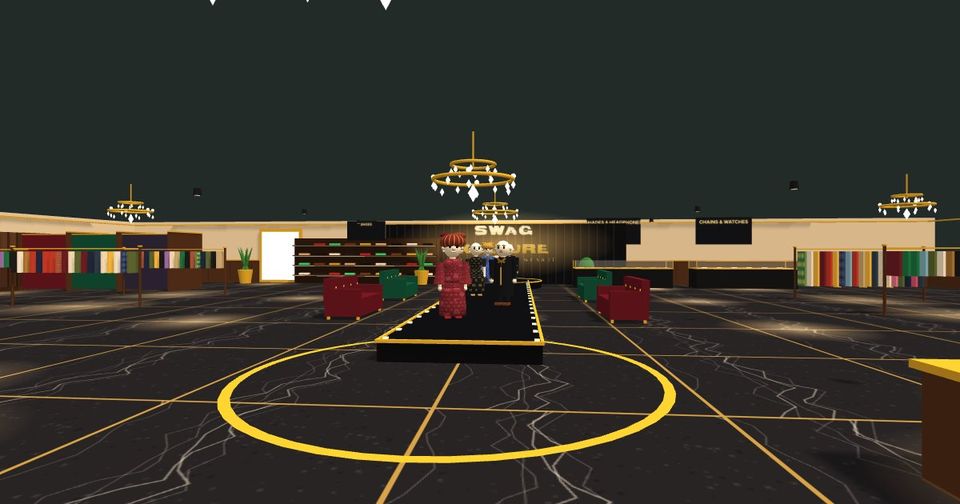 Inside the Swag Kulture store in Campus Sim